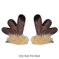 12 Pack Bulk Christmas Antler Hair Clips