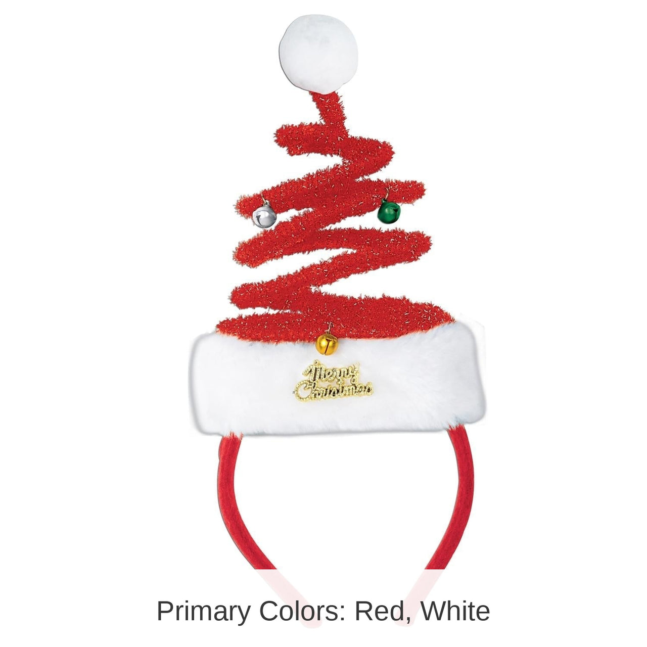 12 Pack Bulk Christmas Springy Santa Headband