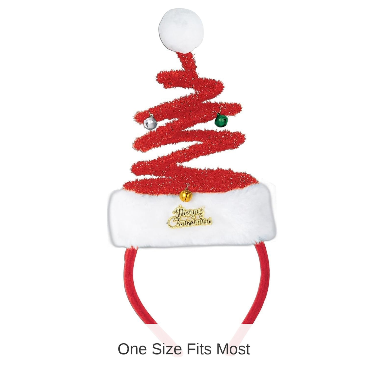 12 Pack Bulk Christmas Springy Santa Headband