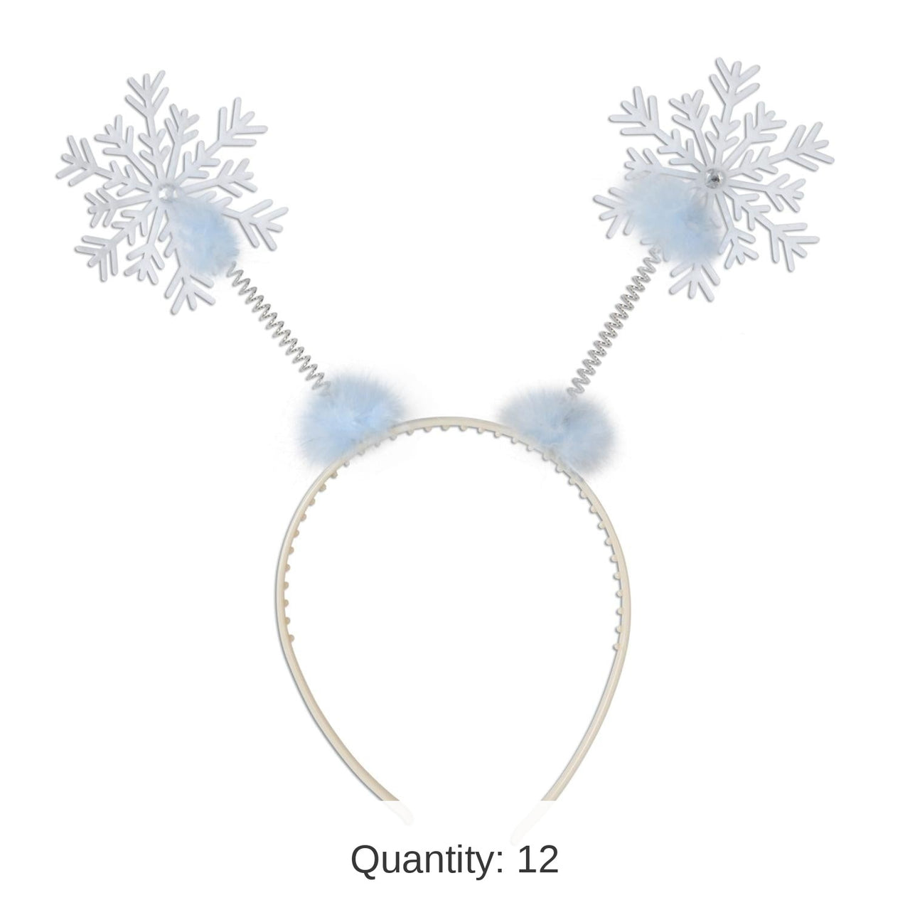 12 Pack Bulk Christmas Snowflake Boppers