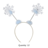 12 Pack Bulk Christmas Snowflake Boppers