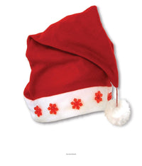 12 Pack Bulk Christmas Light-Up Santa Hat
