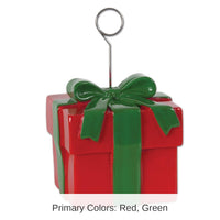 6 Pack Bulk Christmas Gift Box Photo/Balloon Holder