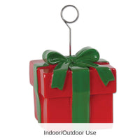 6 Pack Bulk Christmas Gift Box Photo/Balloon Holder