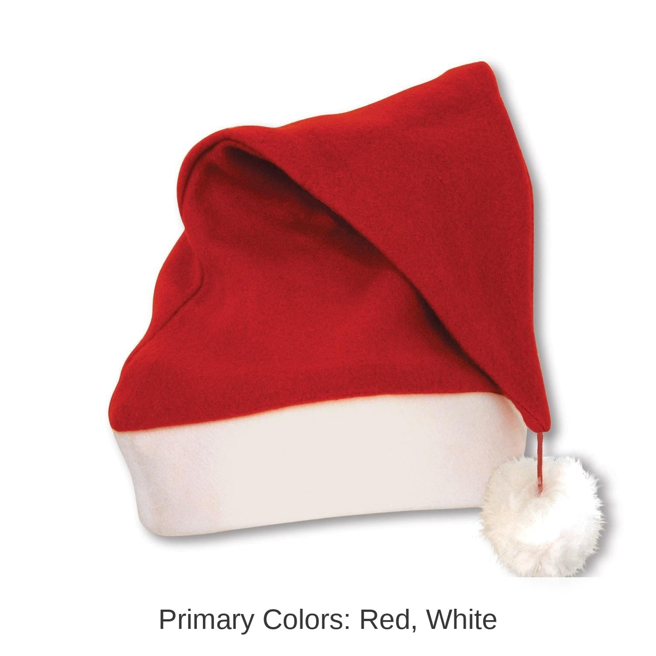 12 Pack Bulk Plush Santa Hat