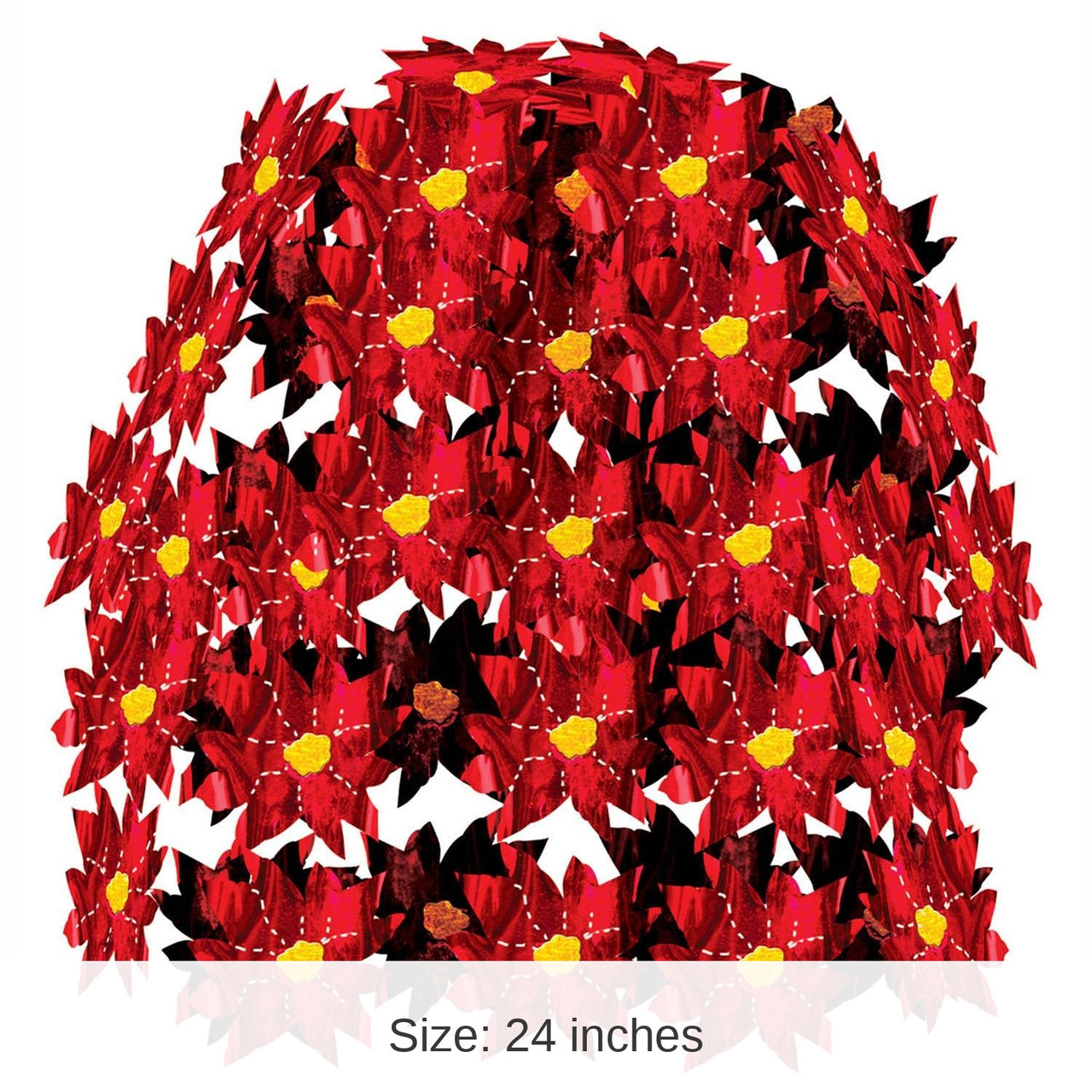 12 Pack Bulk Christmas Poinsettia Cascade