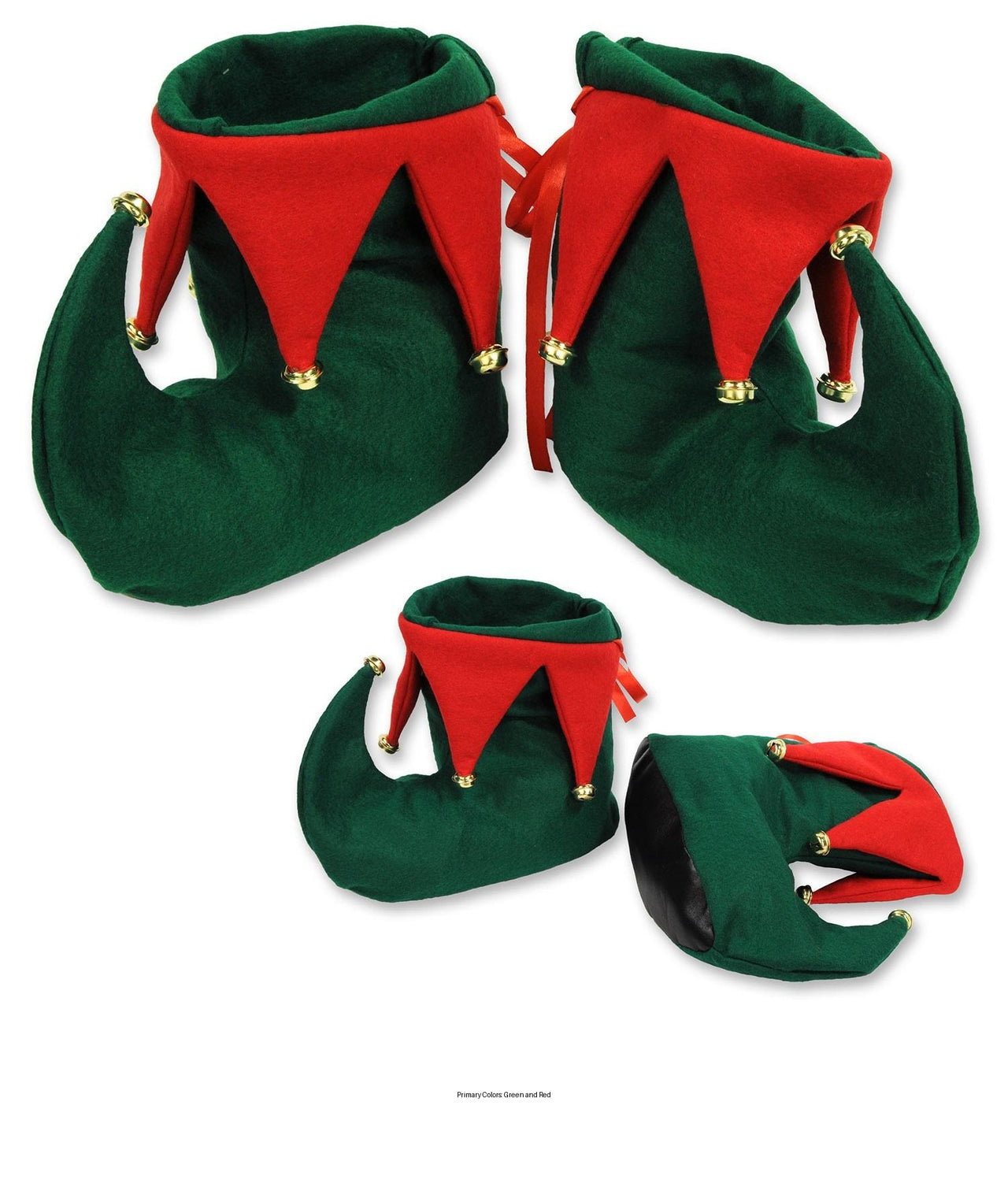 12 Pair Bulk Christmas Elf Boots