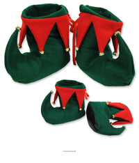 12 Pair Bulk Christmas Elf Boots