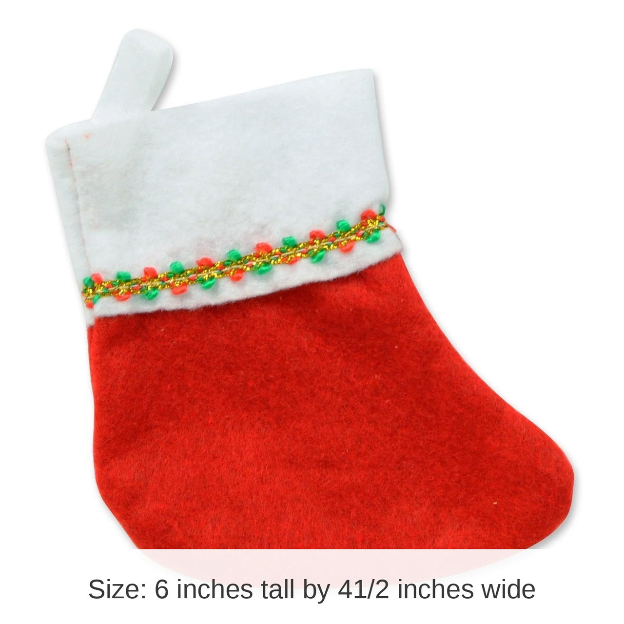 72 Pack Bulk Mini Christmas Stockings