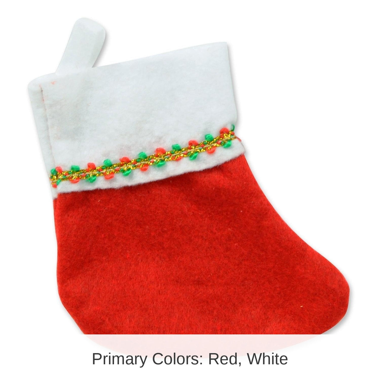 72 Pack Bulk Mini Christmas Stockings