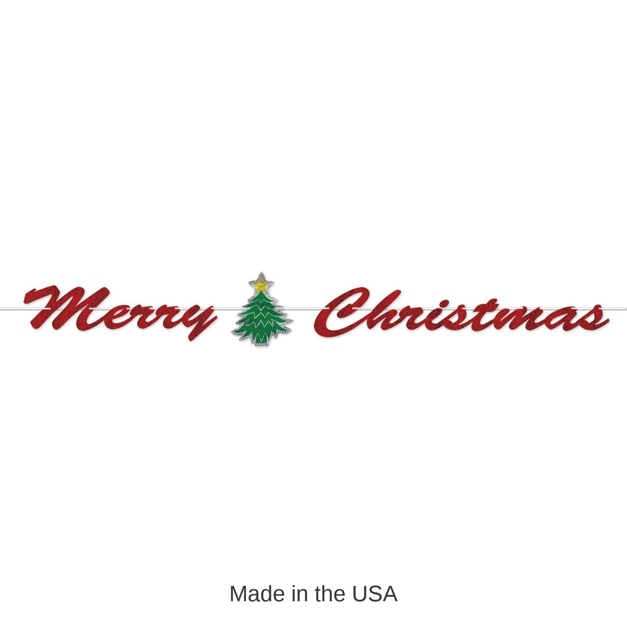 12 Pack Bulk Merry Christmas Streamer