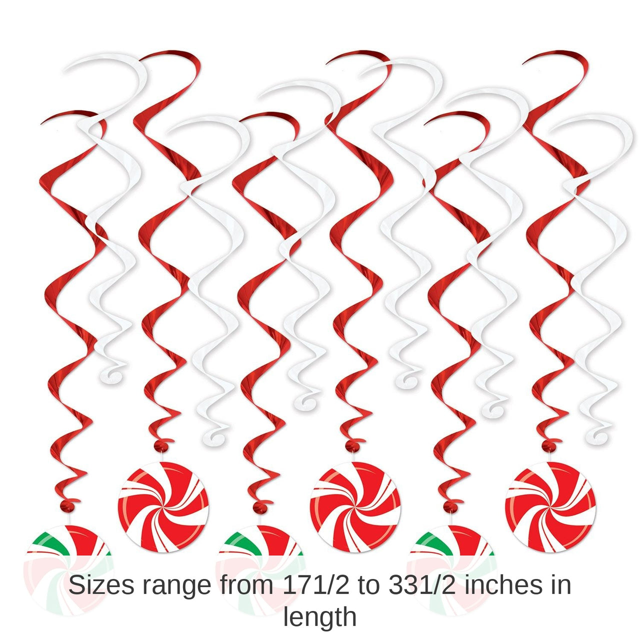 72 Pack Bulk Christmas Peppermint Whirls