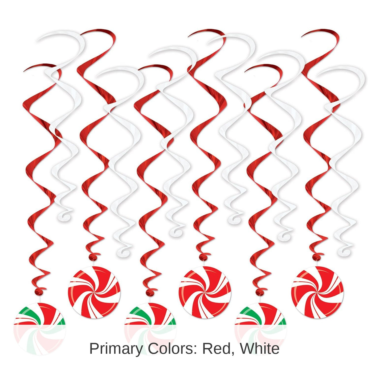 72 Pack Bulk Christmas Peppermint Whirls