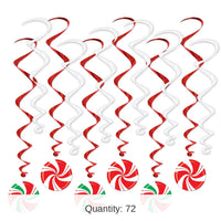 72 Pack Bulk Christmas Peppermint Whirls