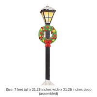4 Pack Bulk 3-D Christmas Lamppost Prop