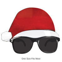6 Pack Bulk Christmas Santa Hat Glasses