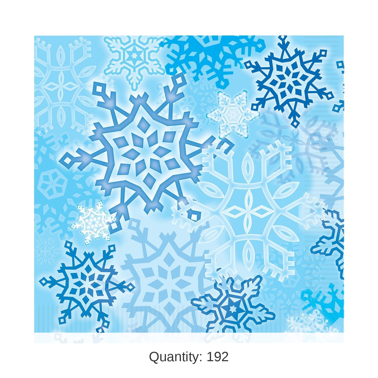 192 Pack Bulk Snowflake Paper Luncheon Napkins