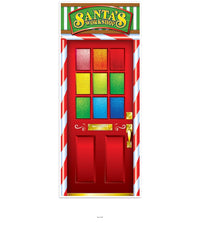 12 Pack Bulk Santa's Workshop Door Cover
