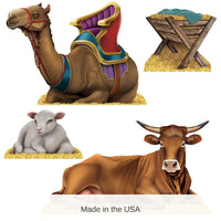 16 Pack Bulk Nativity Scene Stand-Ups