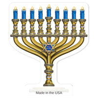 4 Pack Bulk Menorah Stand-Up Decoration Decoration
