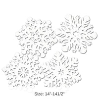 48 Pack Bulk Christmas Packaged Snowflake Cutouts