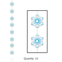 12 Pack Bulk Christmas Snowflake Stringer