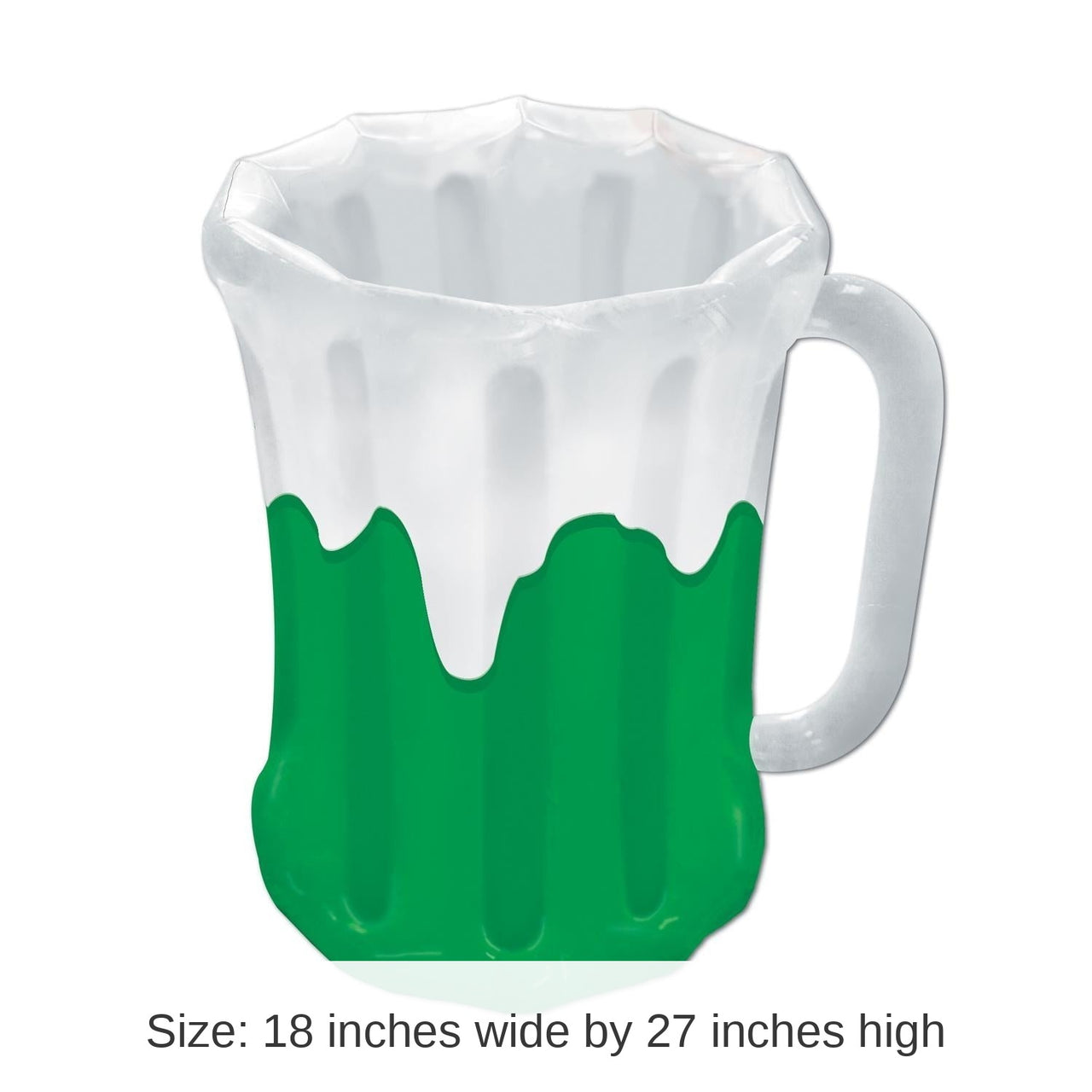6 Pack Bulk St. Patrick's Day Inflatable Beer Mug Cooler