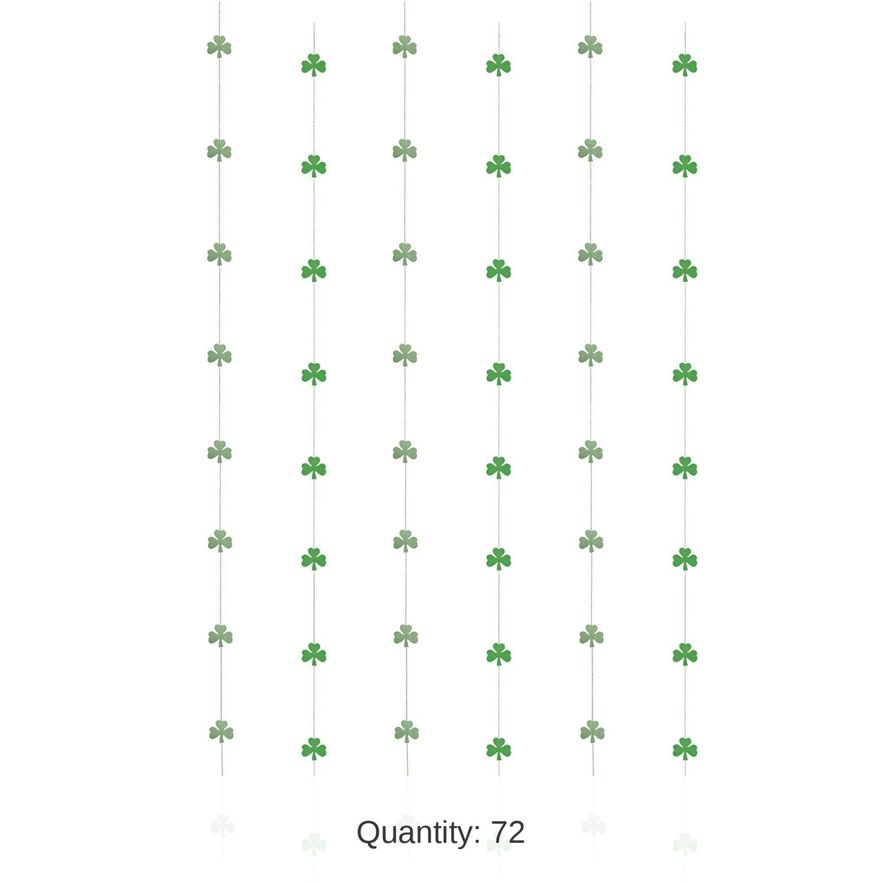 72 Piece Bulk St. Patrick's Day Shamrock Stringers