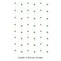 72 Piece Bulk St. Patrick's Day Shamrock Stringers