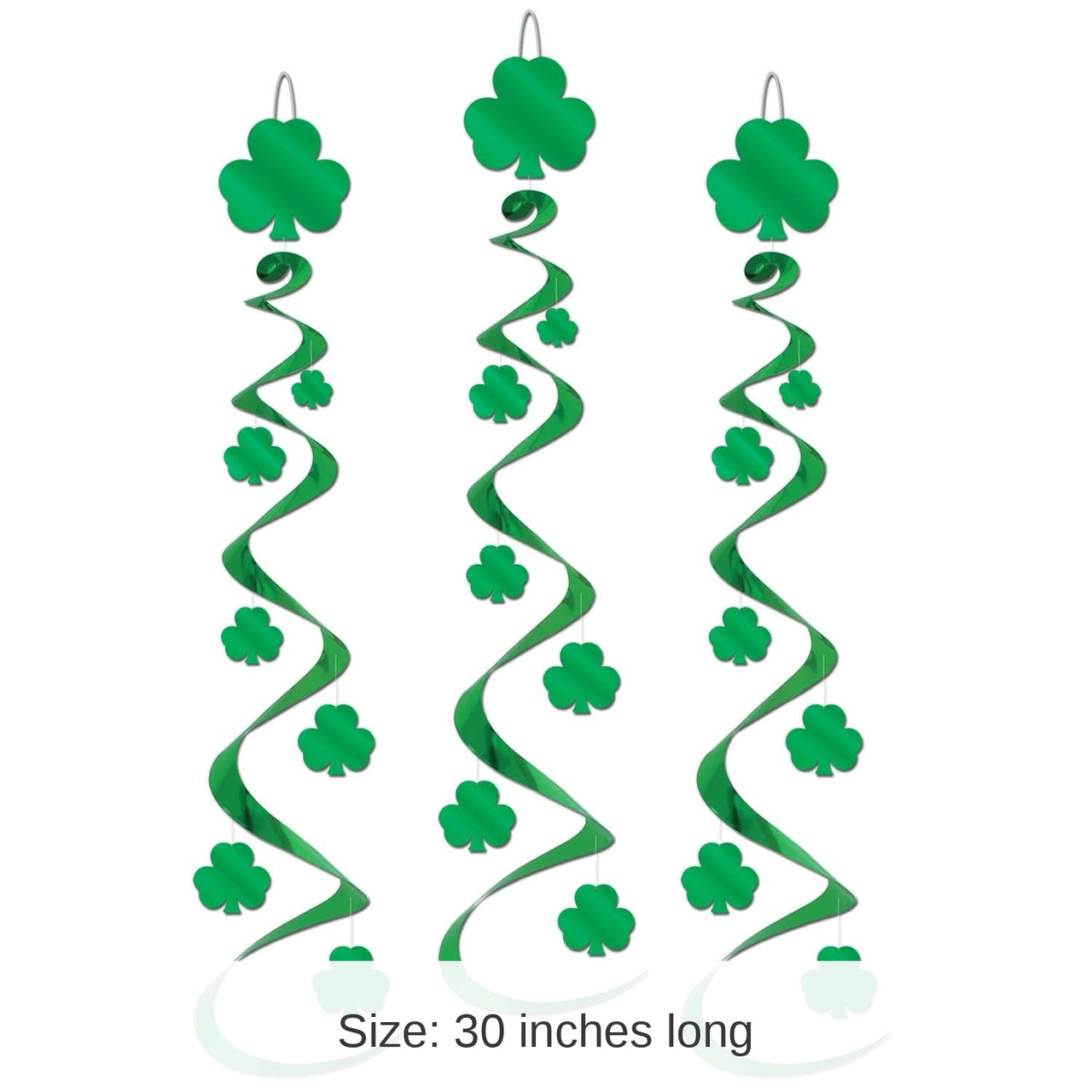 18 Piece Bulk St. Patrick's Day Shamrock Whirls