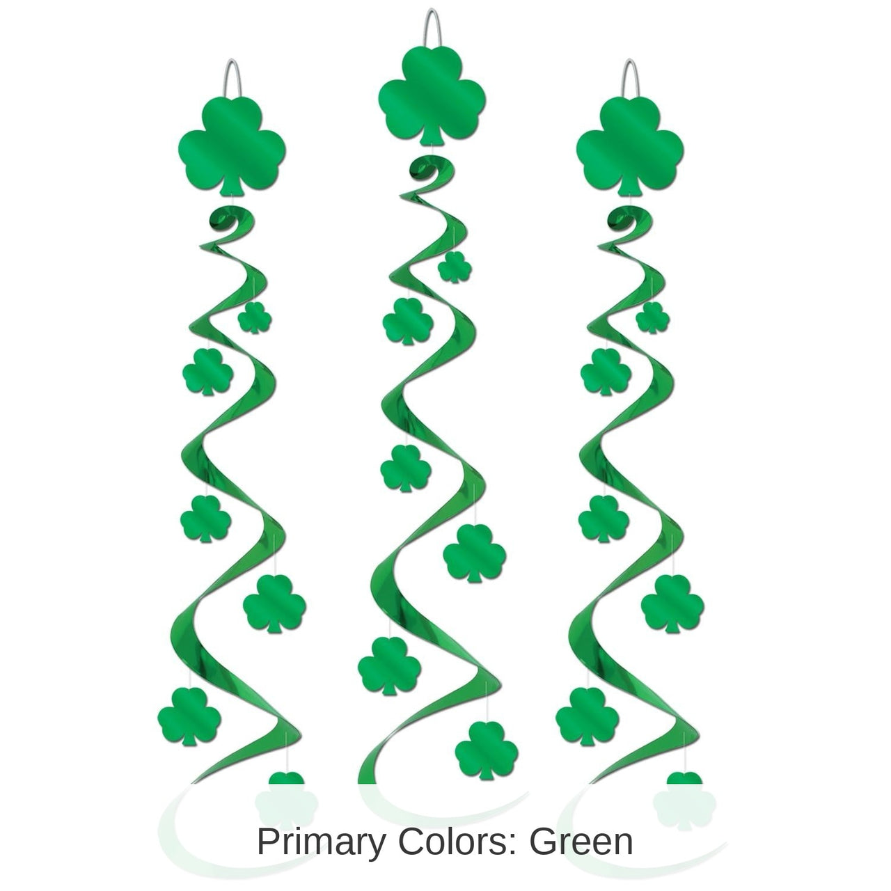18 Piece Bulk St. Patrick's Day Shamrock Whirls