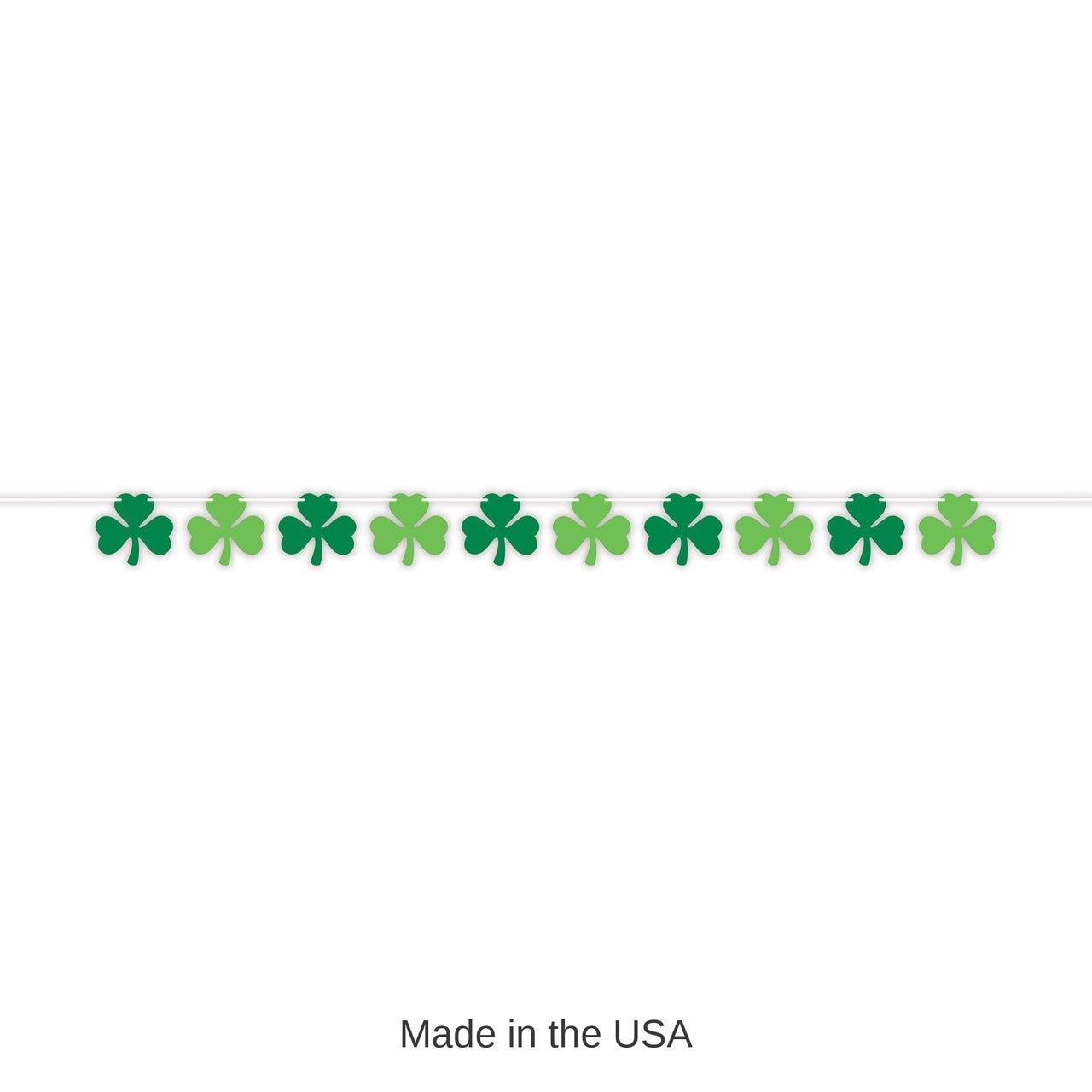 12 Pack Bulk St. Patrick's Day Shamrock Streamer