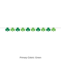 12 Pack Bulk St. Patrick's Day Shamrock Streamer