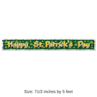 12 Pack Bulk Met Happy St Patrick's Day Fringe Banner