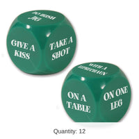 12 Pack Bulk St Patrick Decision Dice Game
