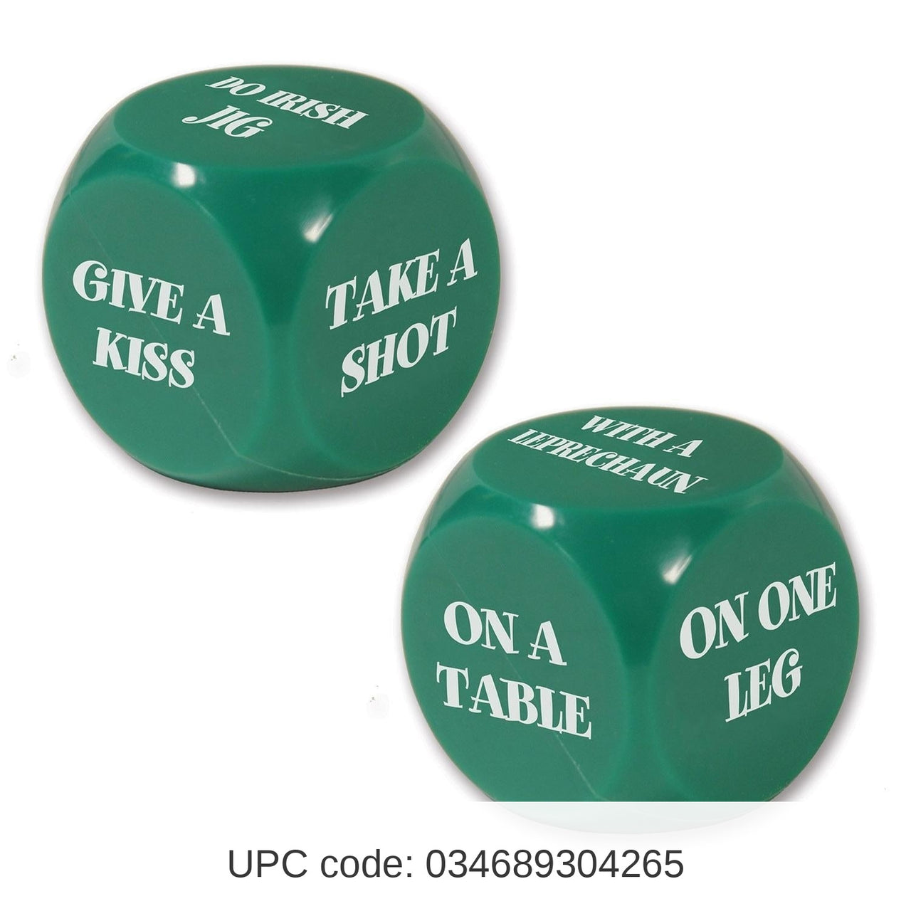 12 Pack Bulk St Patrick Decision Dice Game