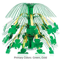 6 Pack Bulk St. Patrick's Day Shamrock Cascade Centerpiece