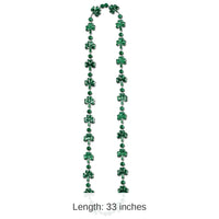 12 Pack Bulk St. Patrick's Day Shamrock Bead Necklaces