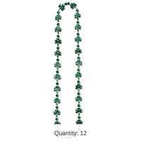 12 Pack Bulk St. Patrick's Day Shamrock Bead Necklaces