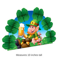 12 Pack Bulk St. Patrick's Day Leprechaun 2-Sided Centerpiece