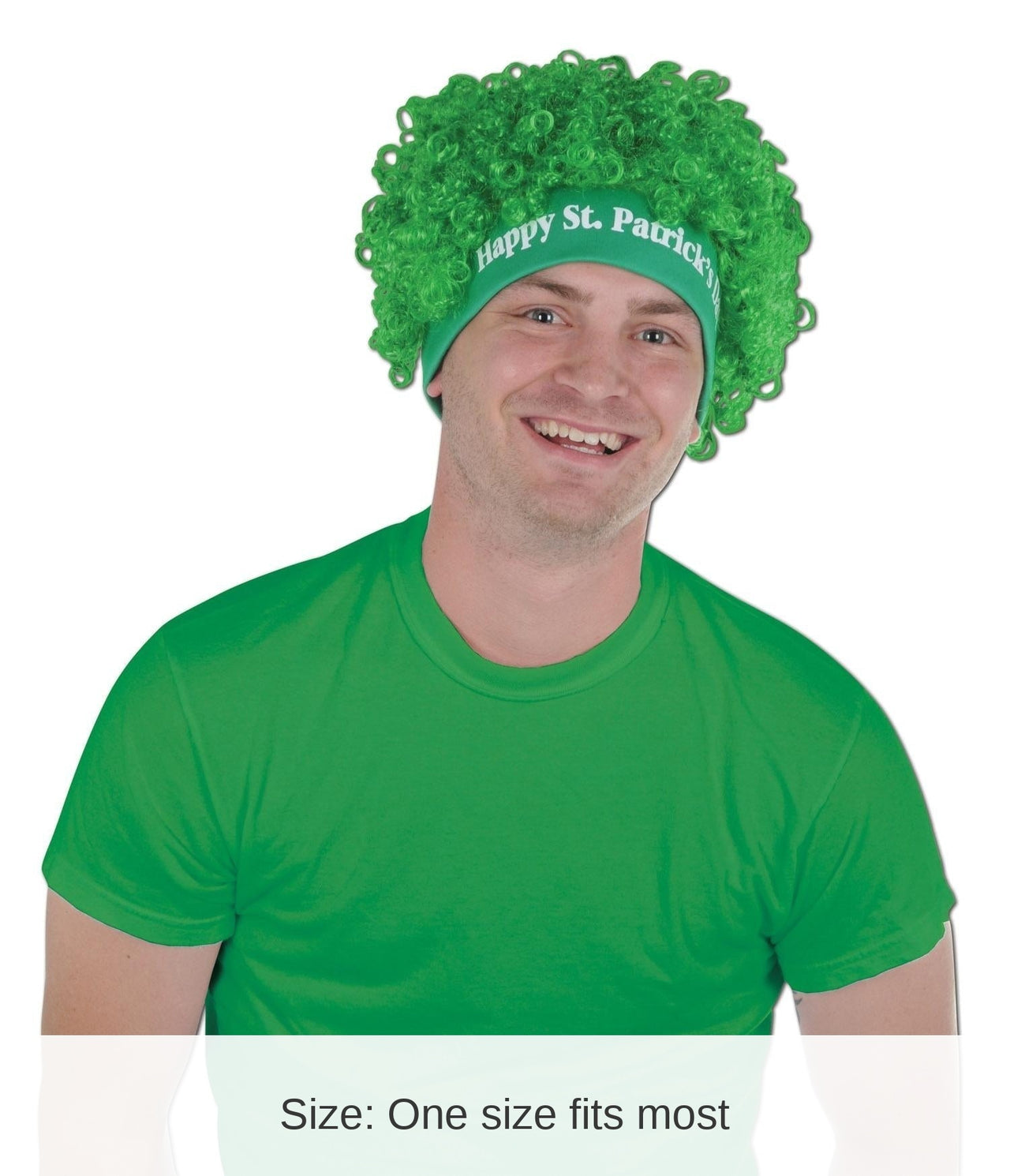 12 Pack Bulk Happy St Patrick's Day Wig