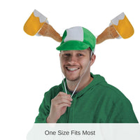 6 Pack Bulk Plush St Patrick's Day Mugs Cap