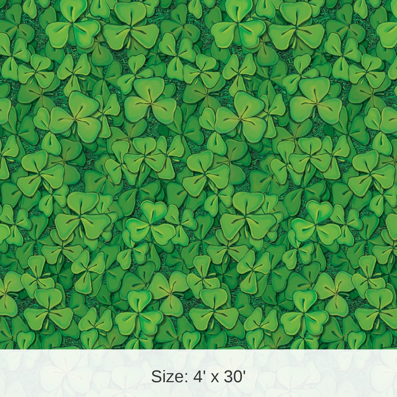 6 Pack Bulk St. Patrick's Day Clover Field Backdrop