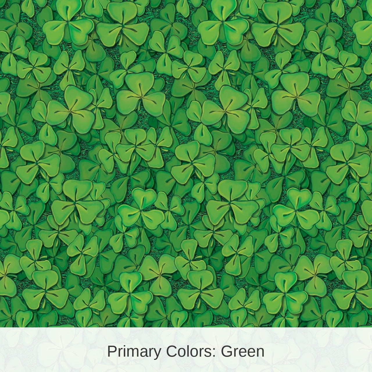 6 Pack Bulk St. Patrick's Day Clover Field Backdrop