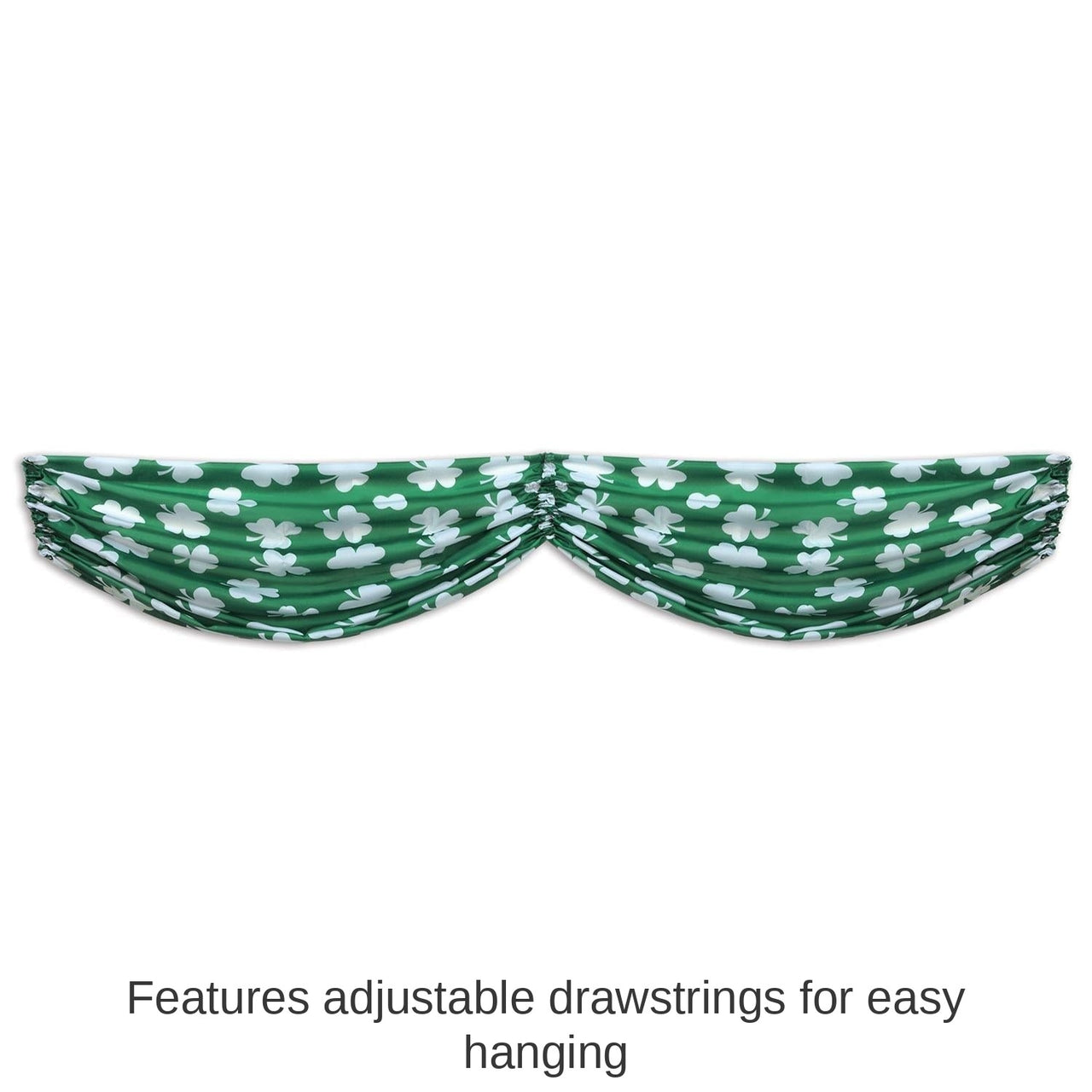 6 Pack Bulk St. Patrick's Day Shamrocks Fabric Bunting