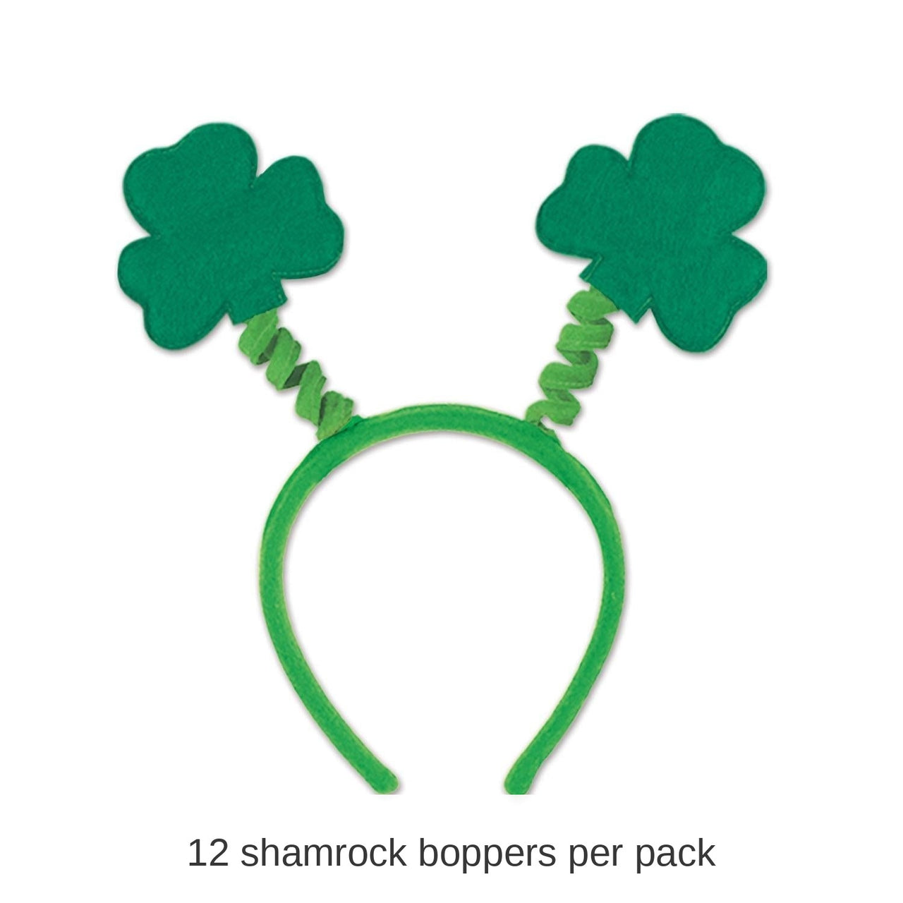12 Pack Bulk St. Patrick's Day Shamrock Boppers