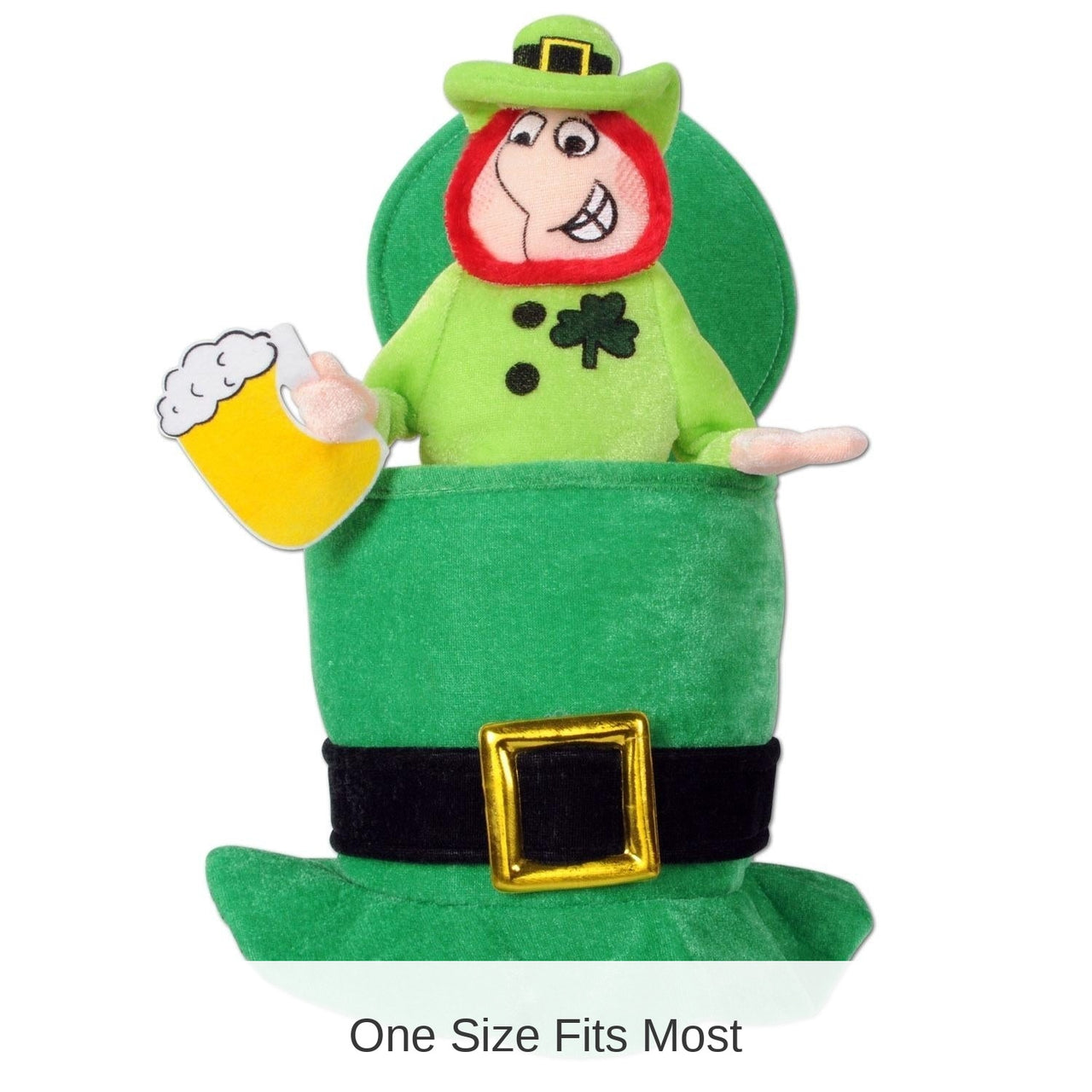 6 Pack Bulk St. Patrick's Day Leprechaun Hat