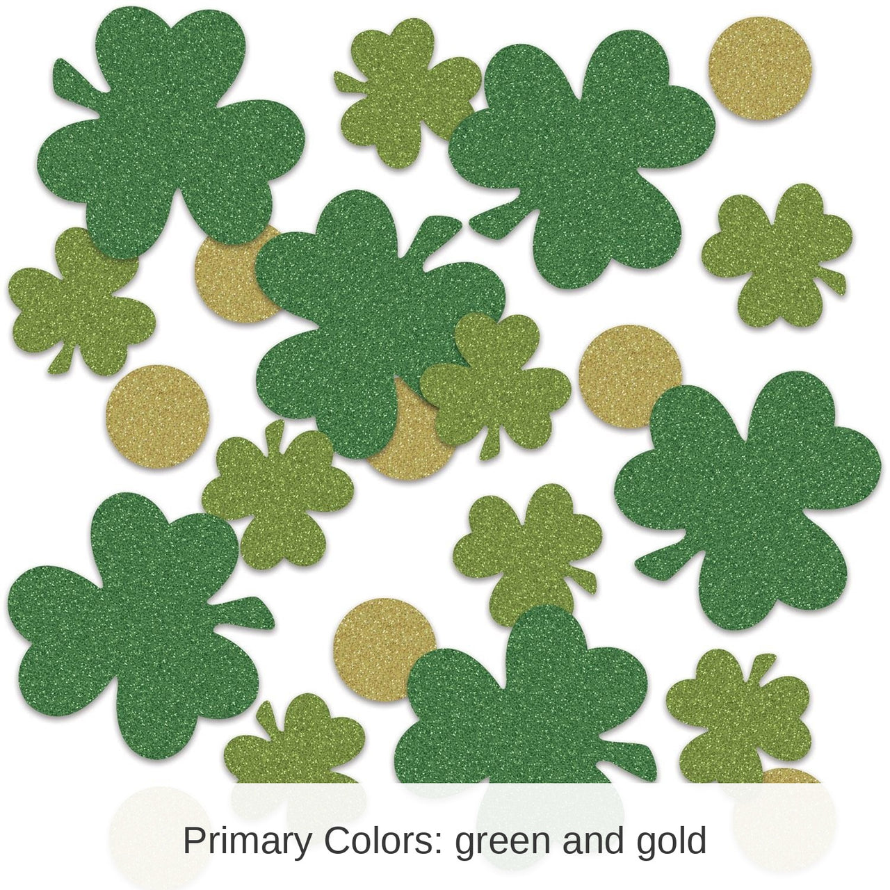 12 Pack Bulk St. Patrick's Day Shamrock/Coin Confetti (0.5 Oz/Pkg)