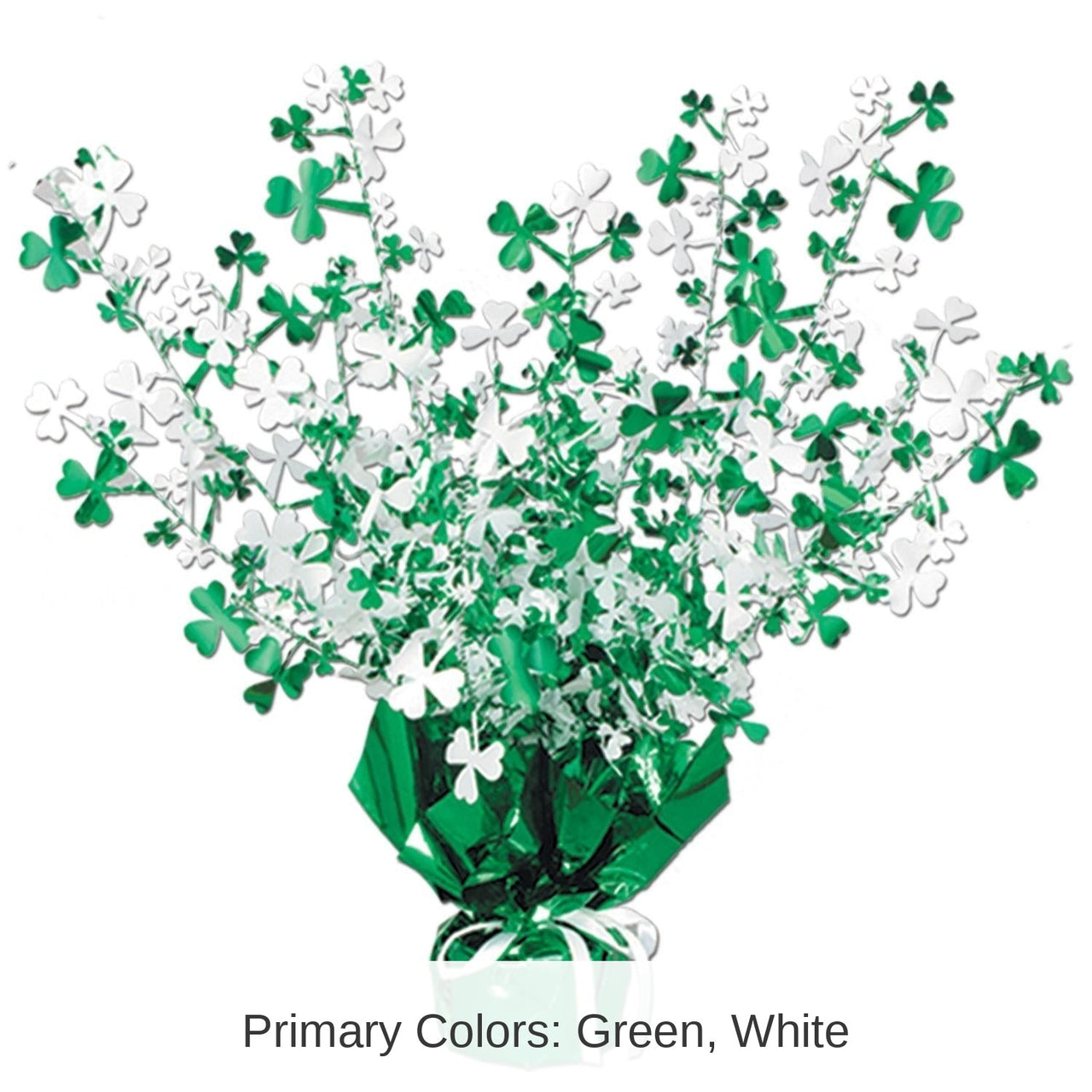 12 Pack Bulk St. Patrick's Day Shamrock Centerpiece