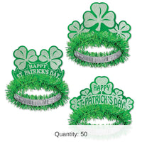 50 Pack Bulk St Patrick Regal Tiara